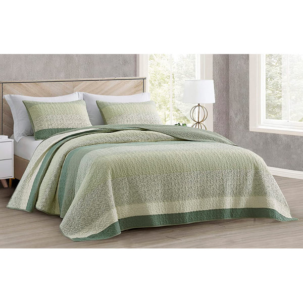 Chezmoi Collection 100 Cotton Quilt Set Wayfair